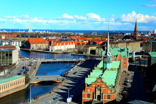 Copenhagen from above, by Packing my Suitcase.