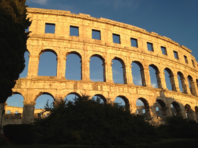 The Amphitheater in Pula