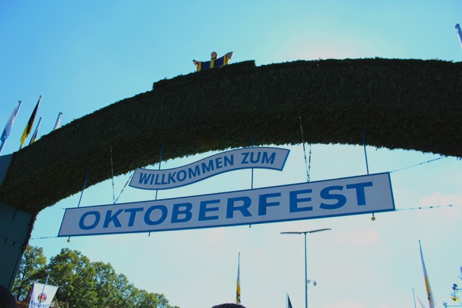 Oktoberfest entrance, by Packing my Suitcase