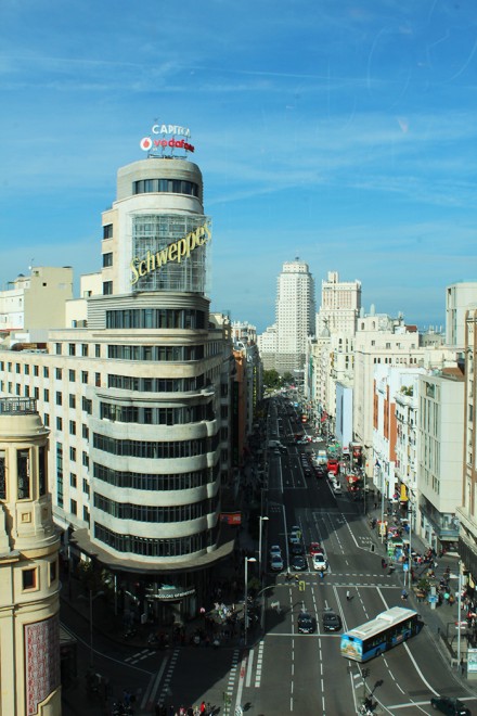 View from El Corte Inglés