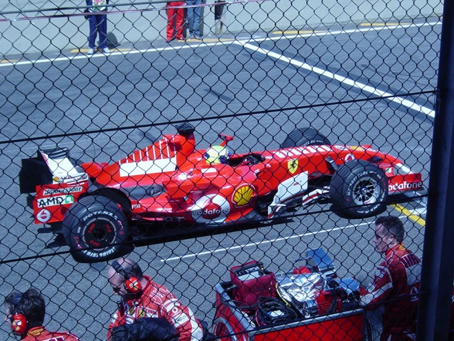Felipe Massa at the 2006 Grand Prix in São Paulo