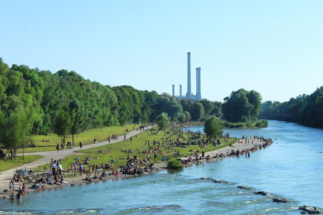 Isar river, Munich