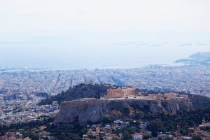 View from the Mount Lycabettus, Athens