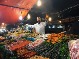 Marrakech food stalls