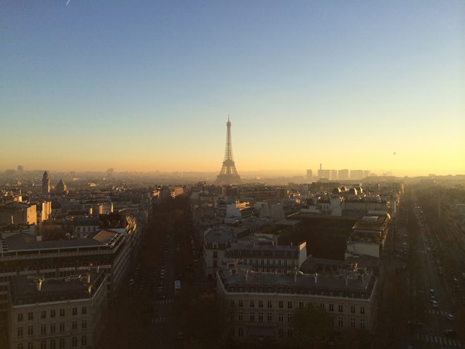 View from the Arc de Triomphe, Paris