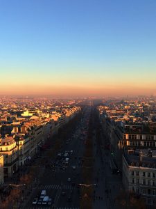 View from the Arc de Triomphe, Paris