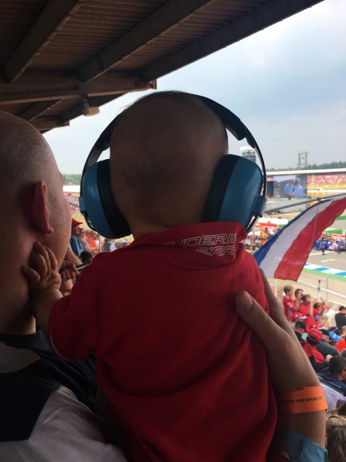 Formula 1 with a baby